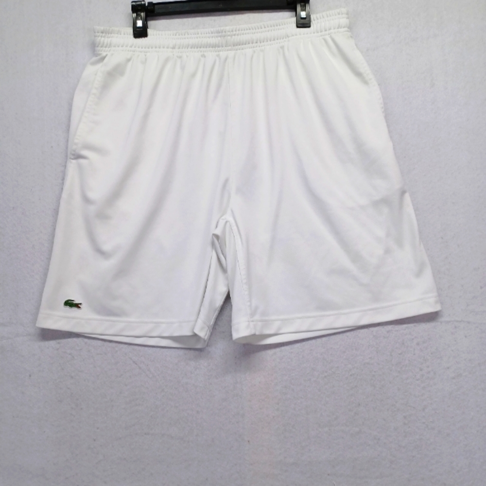 Lacoste Men's Shorts Color White Sz L